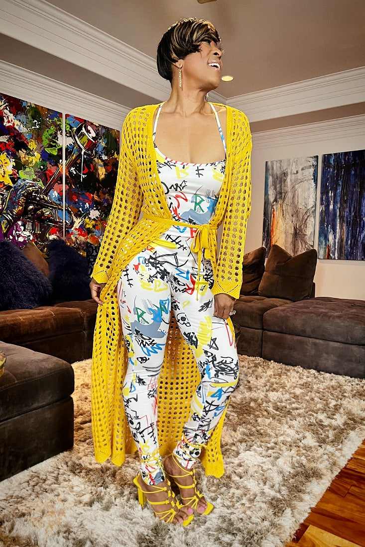 Catch-Net Kimono