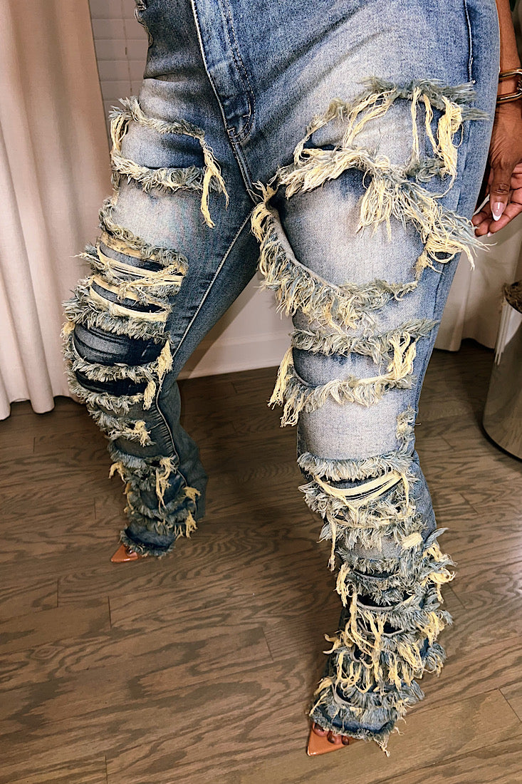 Vintage Rush Stacked Jeans
