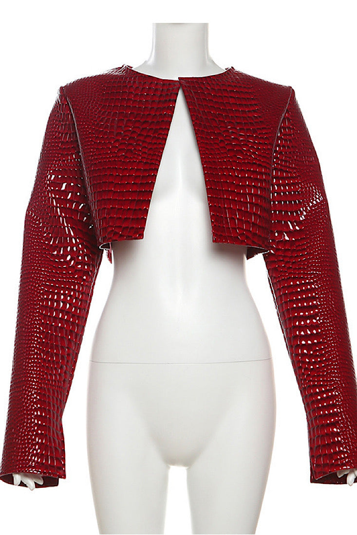 Red Venom Statement Jacket