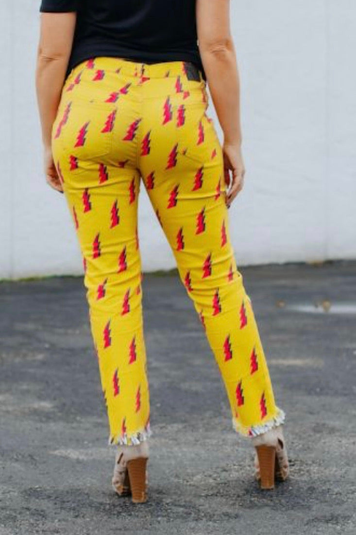 Layla Lighting Bolt Jeans