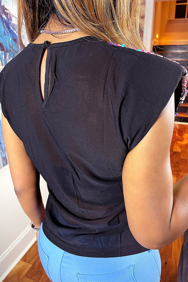 Aquarium Girl Sequin Top - Gritty Soul