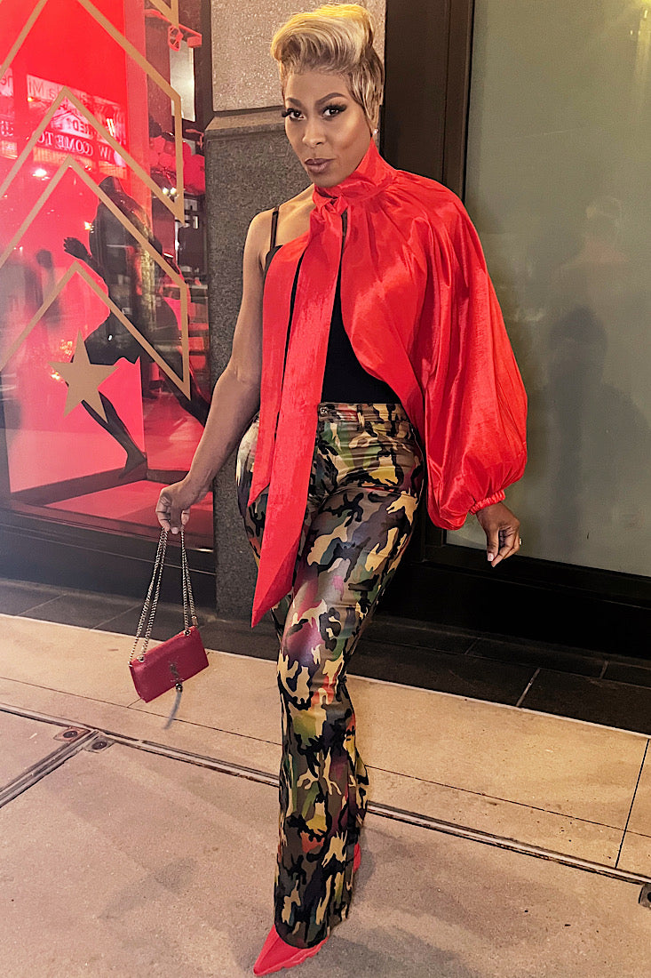 Glossy Camo Pant