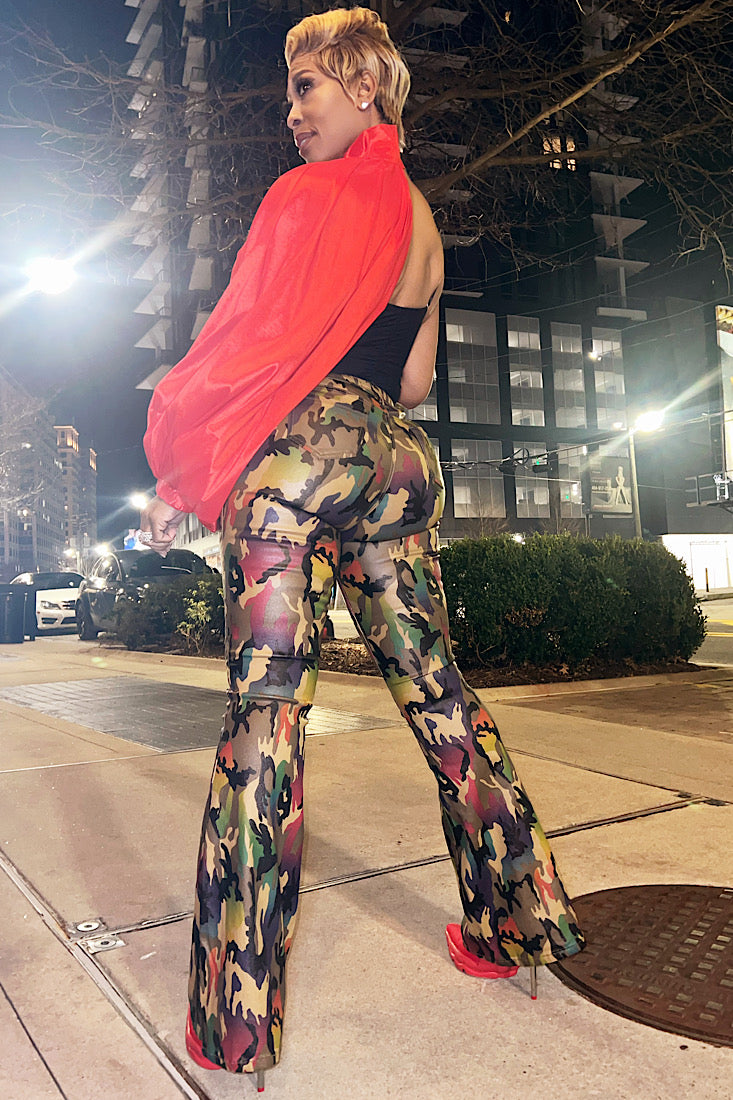 Glossy Camo Pant