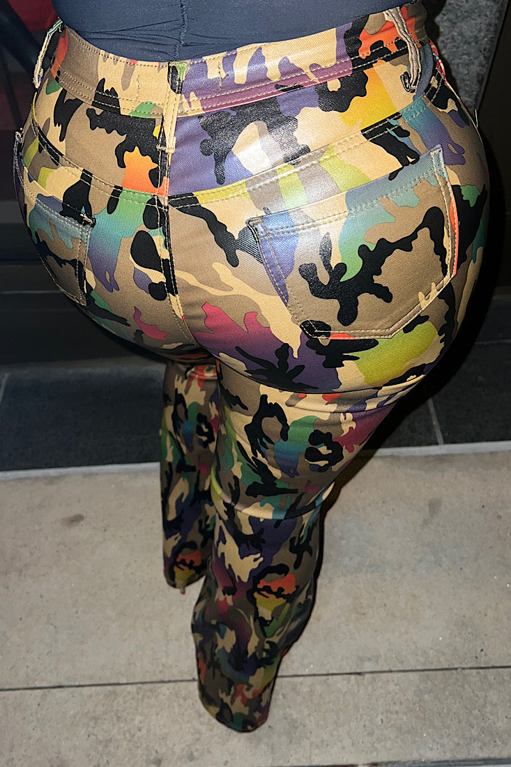 Glossy Camo Pant