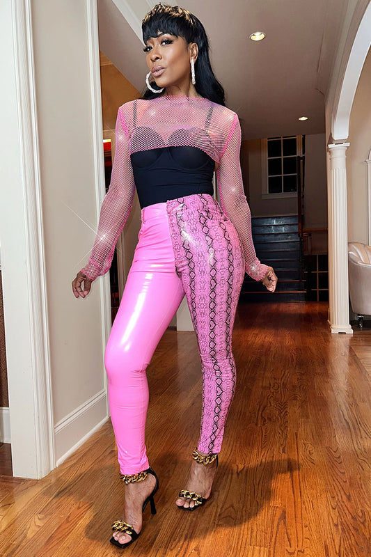Safari Barbi Color Block Pant