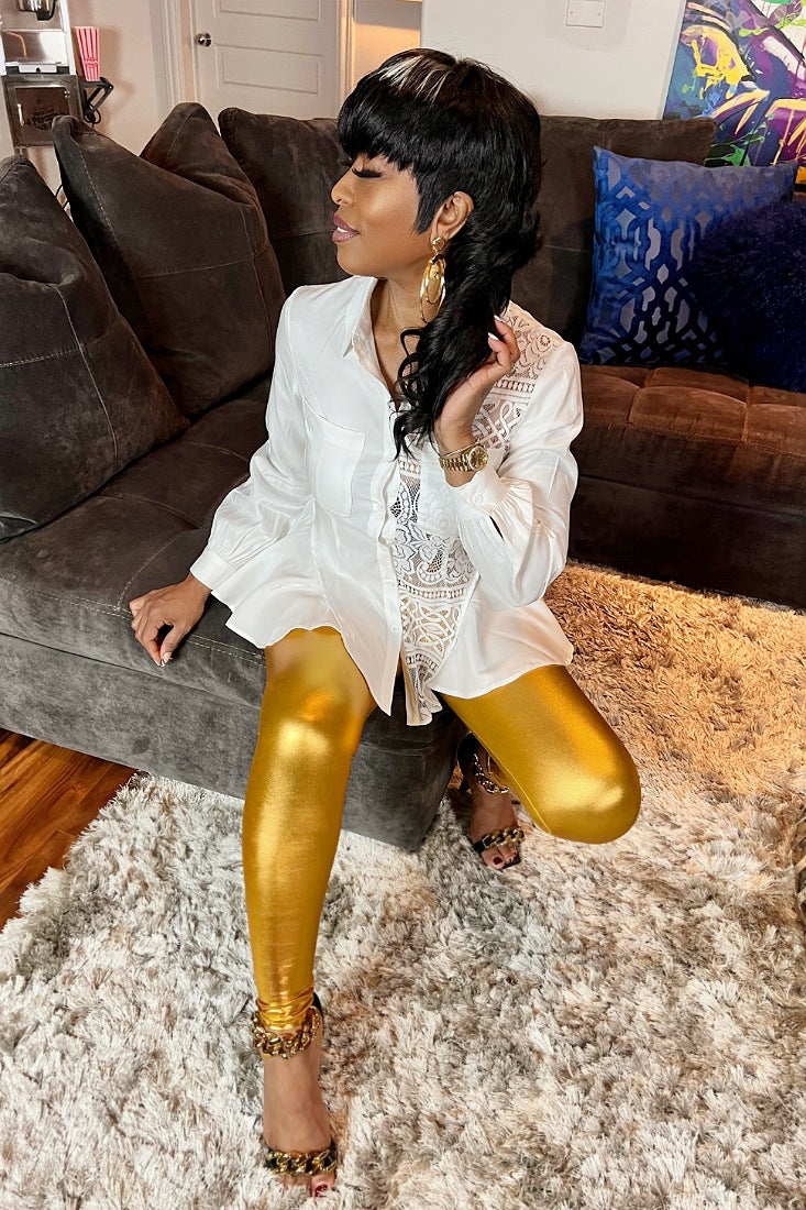 Sunset Gold Soul Leggings