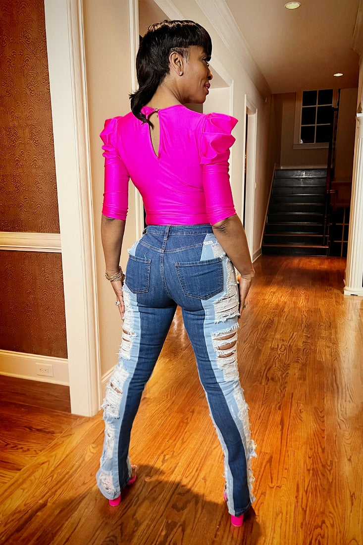 Fray Fray Shredded Jeans