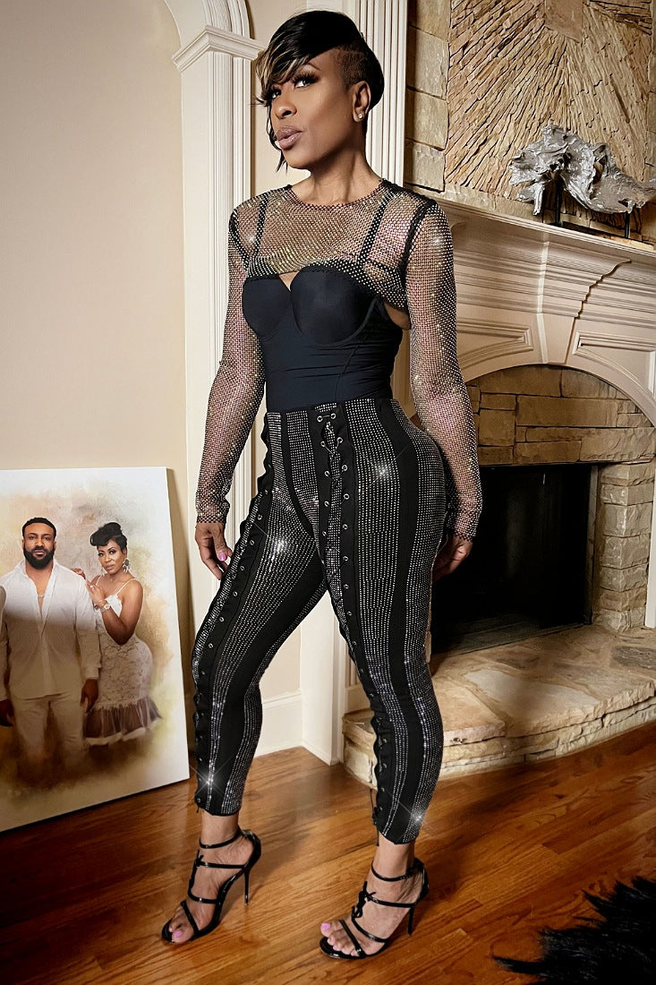 Cleopatra Stones Luxe Leggings Bust-Down Edition