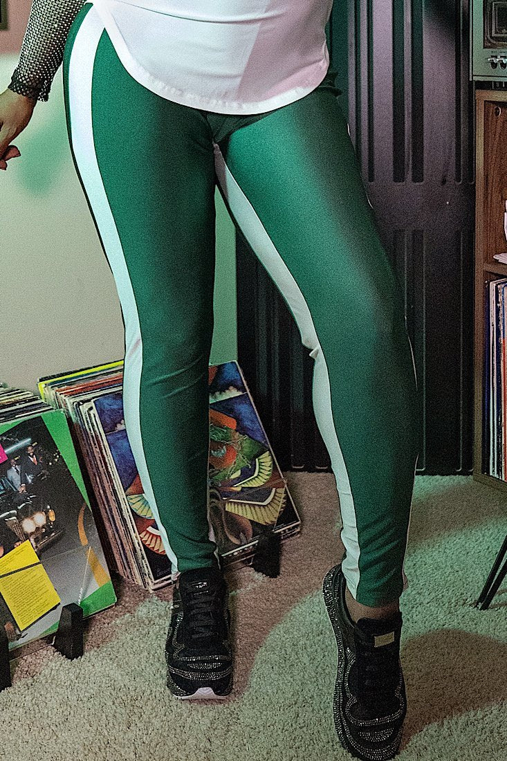 Emerald City Shimmer Tights - Gritty Soul