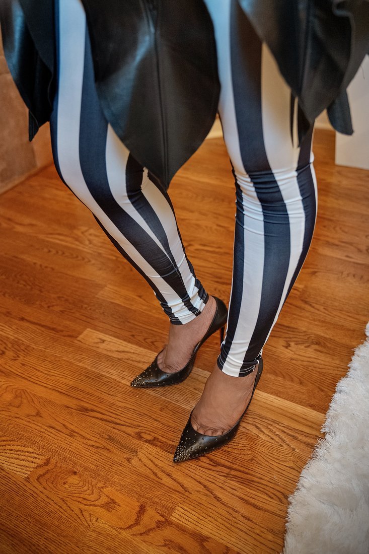 Striped Life Leggings - Gritty Soul Apparel