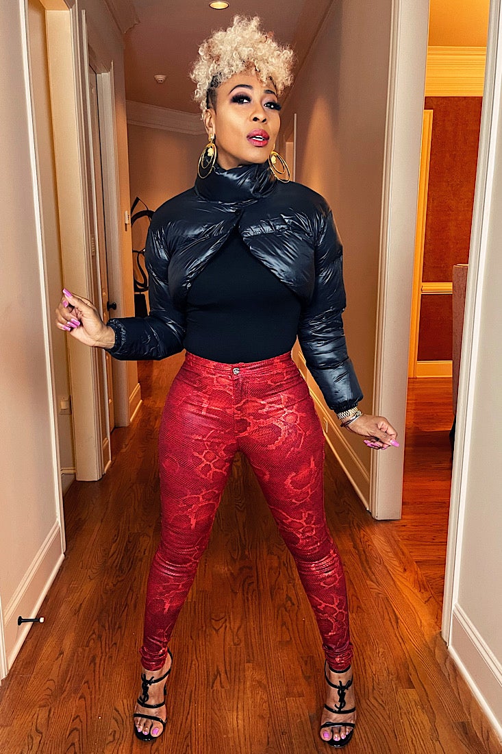 The Perfect Animalistic Pant - Red - Gritty Soul
